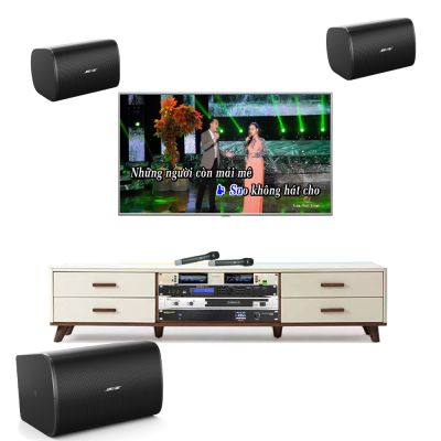 Bộ Dàn Karaoke Gia Đình TVA 232022 (Bose DesignMax DM5SE + Fedyco D4.4 + Bose DesignMax DM10S-Sub + Paramax Mx-220 + Navison N608 + Soundmix 599 Pro II) 0