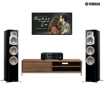 Dàn nghe nhạc 2 kênh NN42-TV (Yamaha NS-555 Black & Yamaha R N402) 0