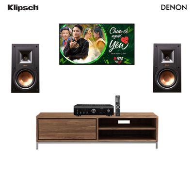 Dàn nghe nhạc 2 kênh NN65-TV (Klipsch R 15M & Denon PMA 800NE) 0