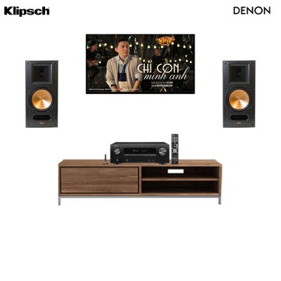 Dàn nghe nhạc 2 kênh NN73-TV (Denon AVR X-1600H & Klipsch RB 81 II) 0