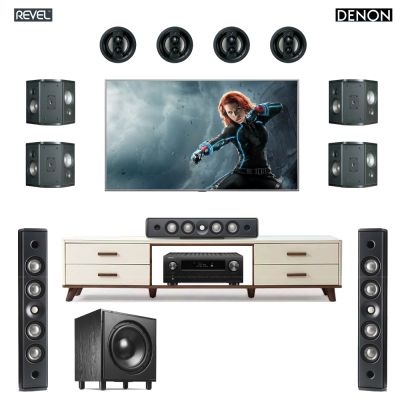 Dàn xem phim Revel 7.1.4 XP136-TV (Revel M10 + Revel C10 + Revel S12 + Revel Concerta B1 + Jamo IC 408 LCR + Denon AVC-X4700H) 0