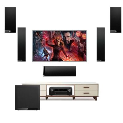 Dàn Xem Phim Gia Đình 5.1 KEF T101 XP225 Cao Cấp 0