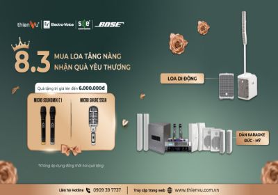 Mừng 8/3 - Mua Loa Tặng Nàng Nhận Quà Yêu Thương Trị Giá Gần 6 Triệu Đồng