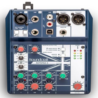 Mixer Soundcraft Notepad 5 chính hãng 0