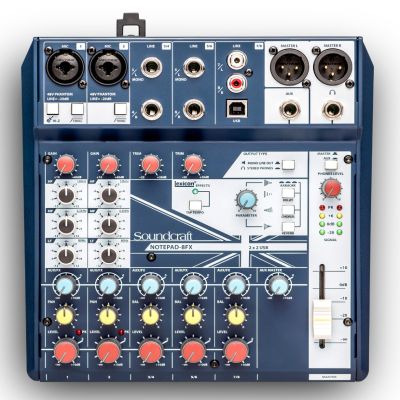 Mixer Soundcraft Notepad-8FX chính hãng 0