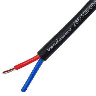 VAN DAMME - Dây loa 2 x 2,5mm Black Series Tour Grade 0