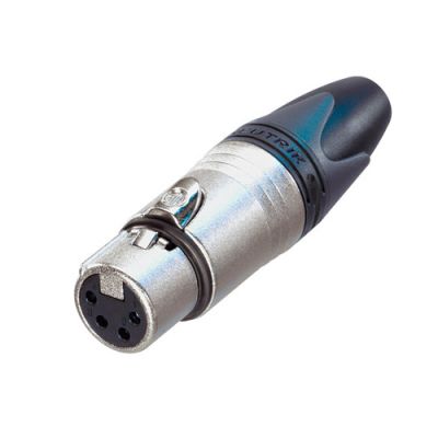 NEUTRIK - Jack XLR (canon) cái, 4pin, mạ nickel 0