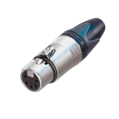 NEUTRIK - Jack XLR (canon) cái, 5pin, mạ nickel 0