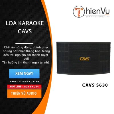 Loa karaoke CAVS S630 chính hãng 0