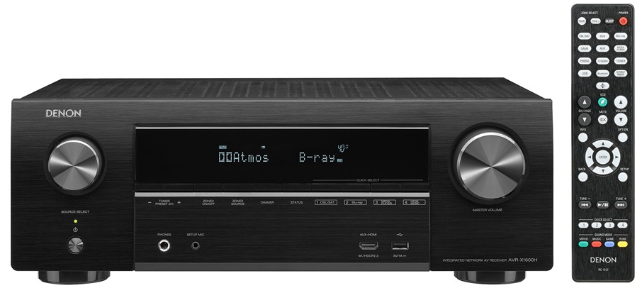 Amply Denon AVR-X1600H 