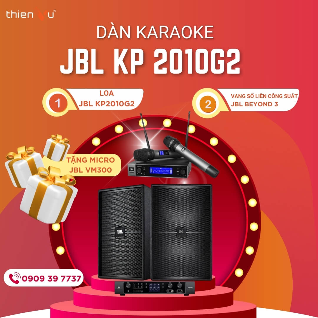 bo dan am thanh loa karaoke JBL KP2010G2