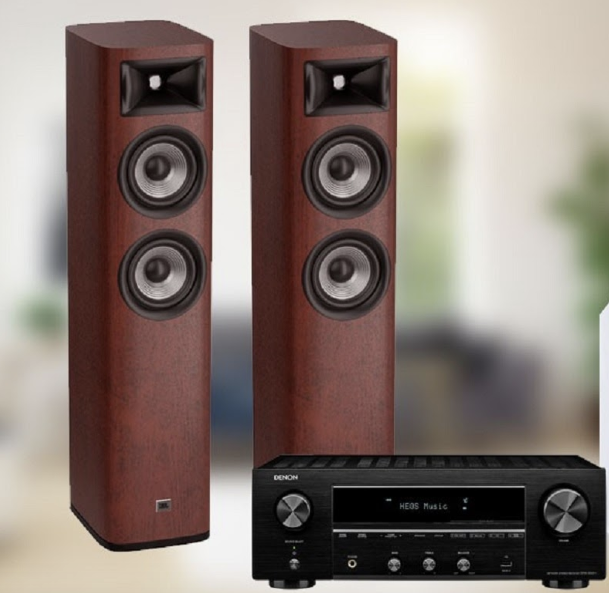 dàn nghe nhạc denon dra 800h jbl studio 680