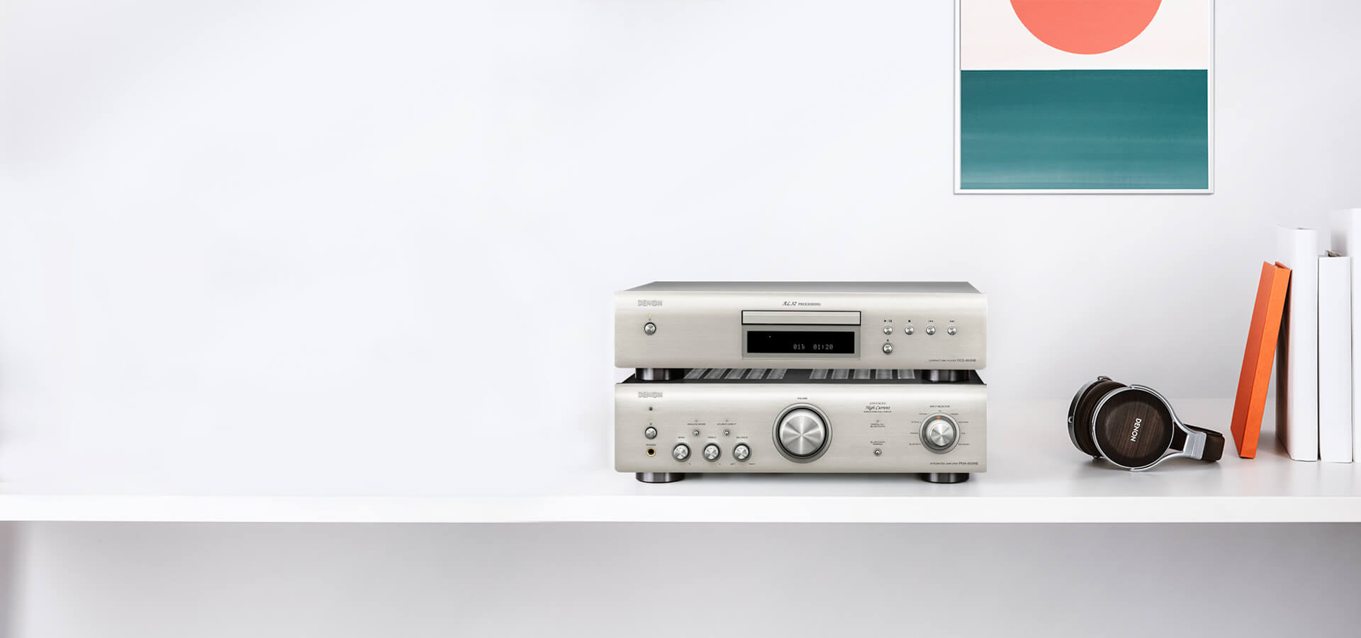 amply Denon PMA 600NE silver