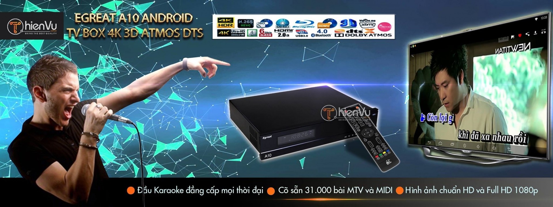 Lựa chọn đầu karaoke android hiện đại nhất 2019 1