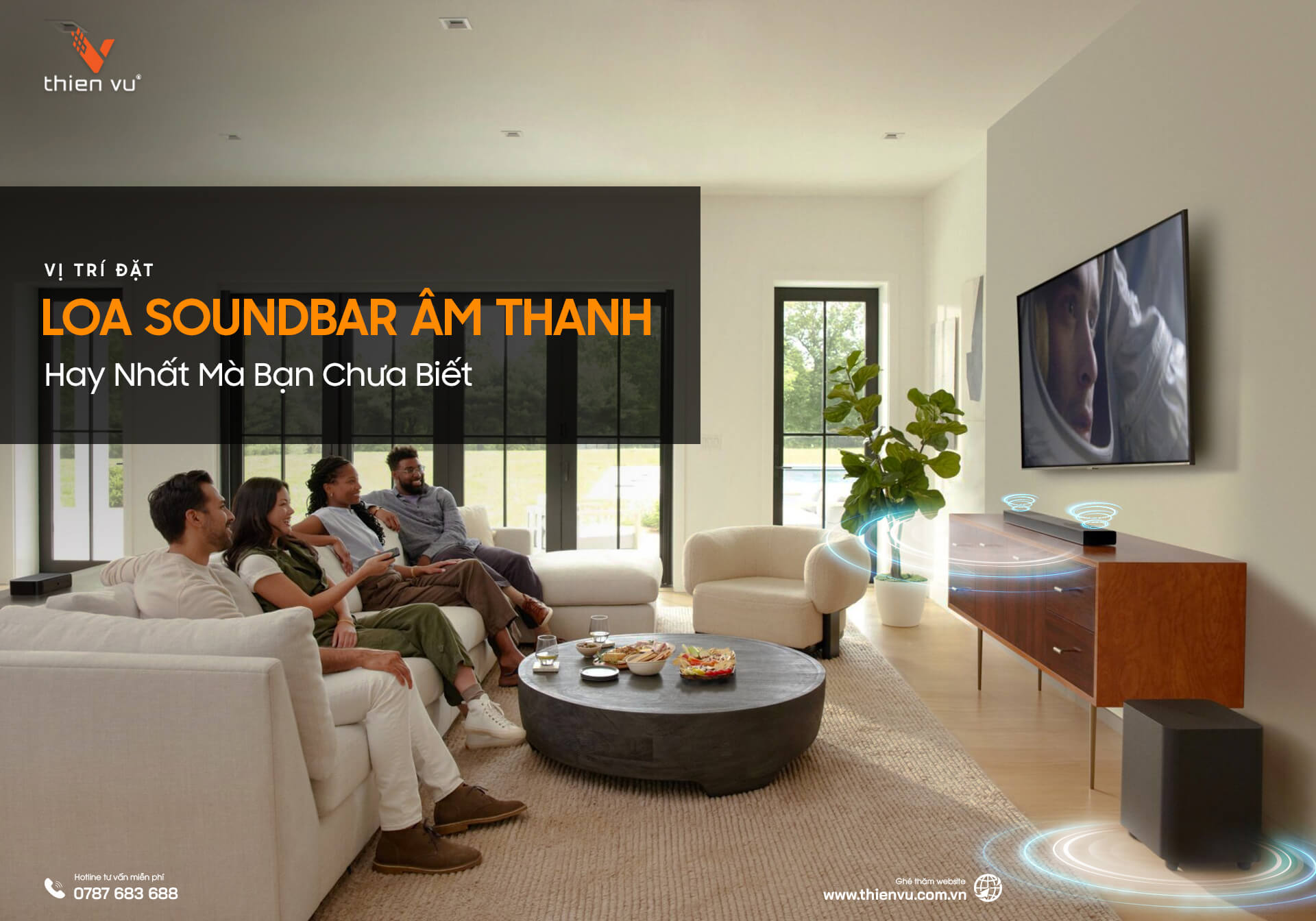 Vị Trí Đặt Loa Soundbar Âm Thanh Hay Nhất Mà Bạn Chưa Biết