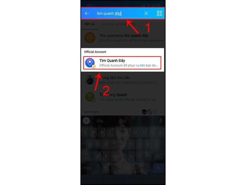 buoc-2-tim-kiem-va-chon-tai-khoan-official-account-tim-quanh-day