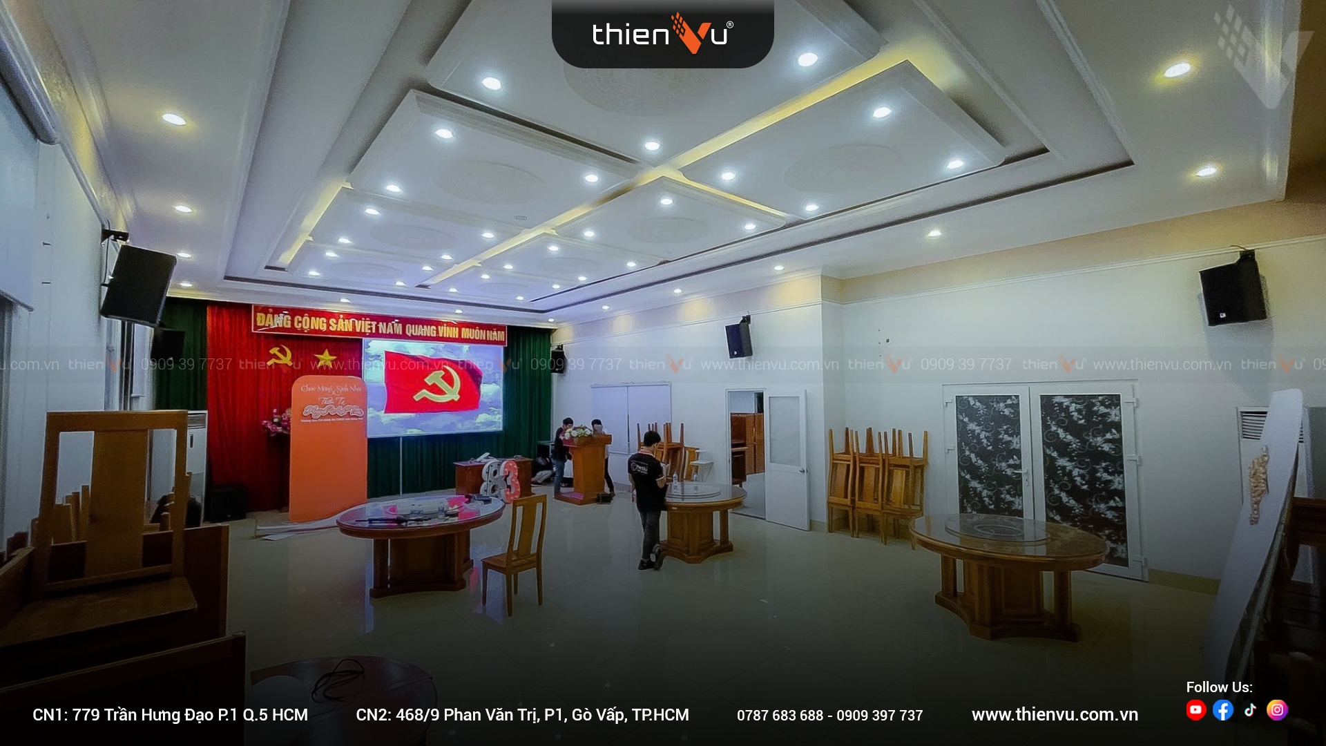 Hệ Thống Âm Thanh Hội Trường 250-300m2 TV14