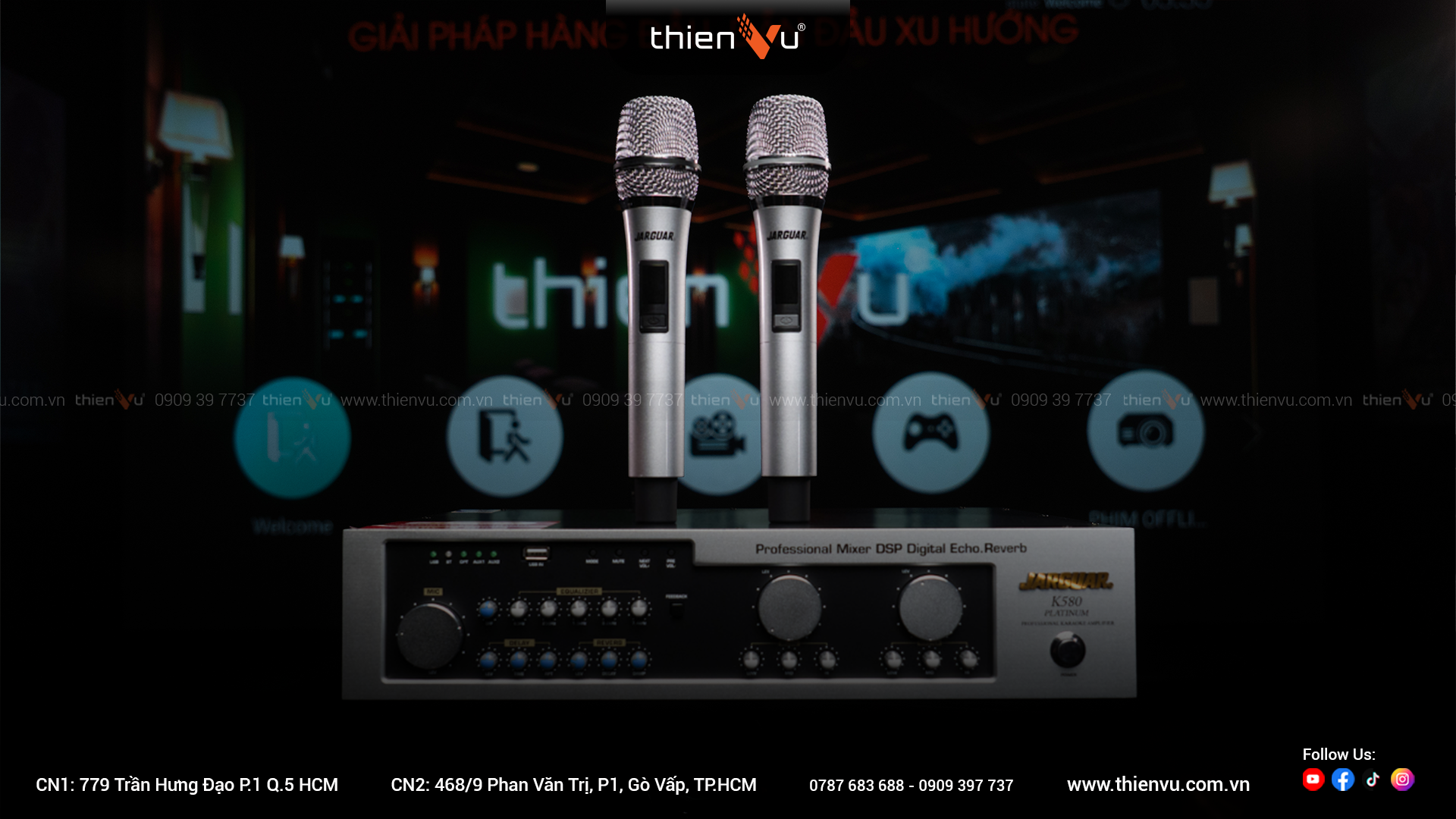 Amply Tích Hợp 3 In 1 Jarguar K580 Platinum