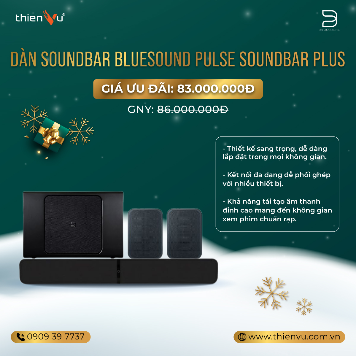 Soundbar-Bluesound-Pulse-Soundbar-Plus