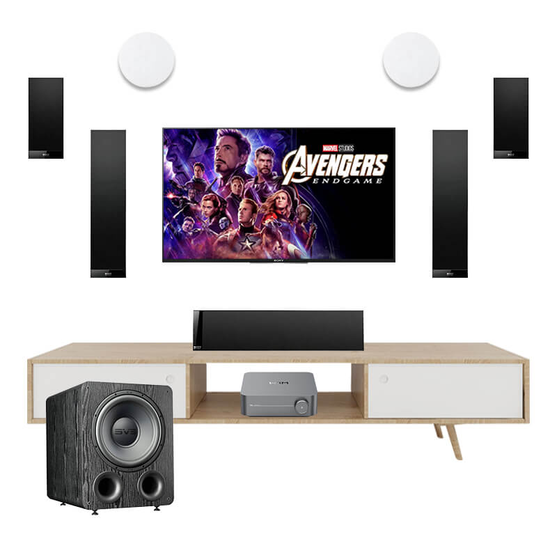 Dàn Xem Phim 5.1.2 KEF T Series 250XP