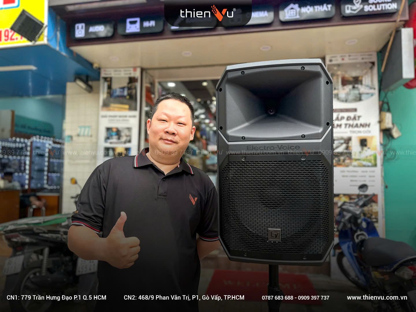 Loa Karaoke Di Động ElectroVoice EVIVA 12P Mới Nhất 2025