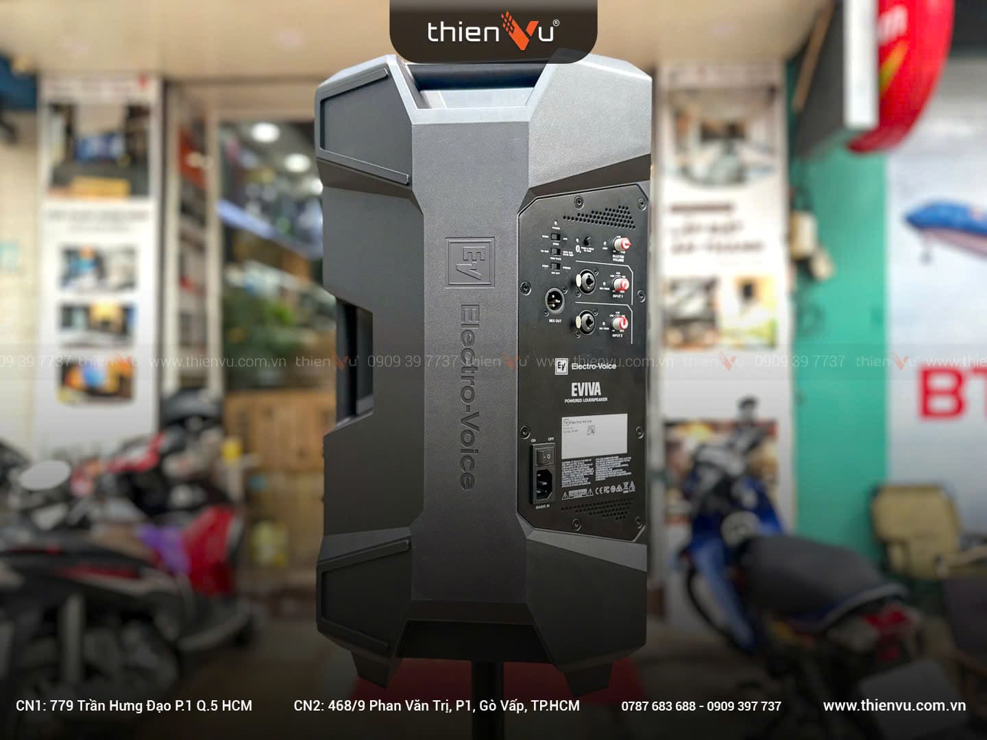 Loa Karaoke Di Động ElectroVoice EVIVA 12P Mới Nhất 2025