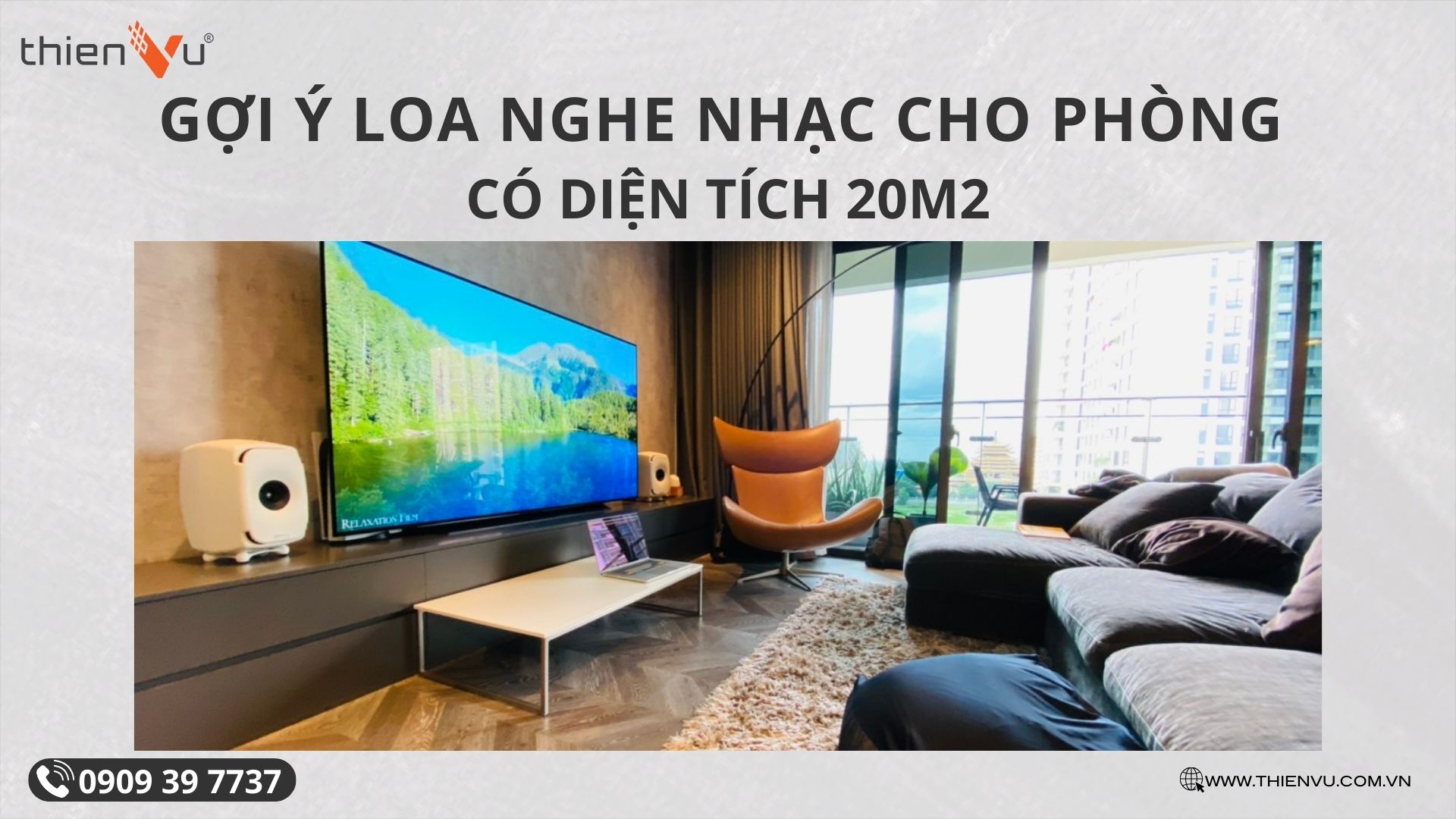 1. Loa Nghe Nhạc Phù Hợp Với Không Gian Phòng 20m²