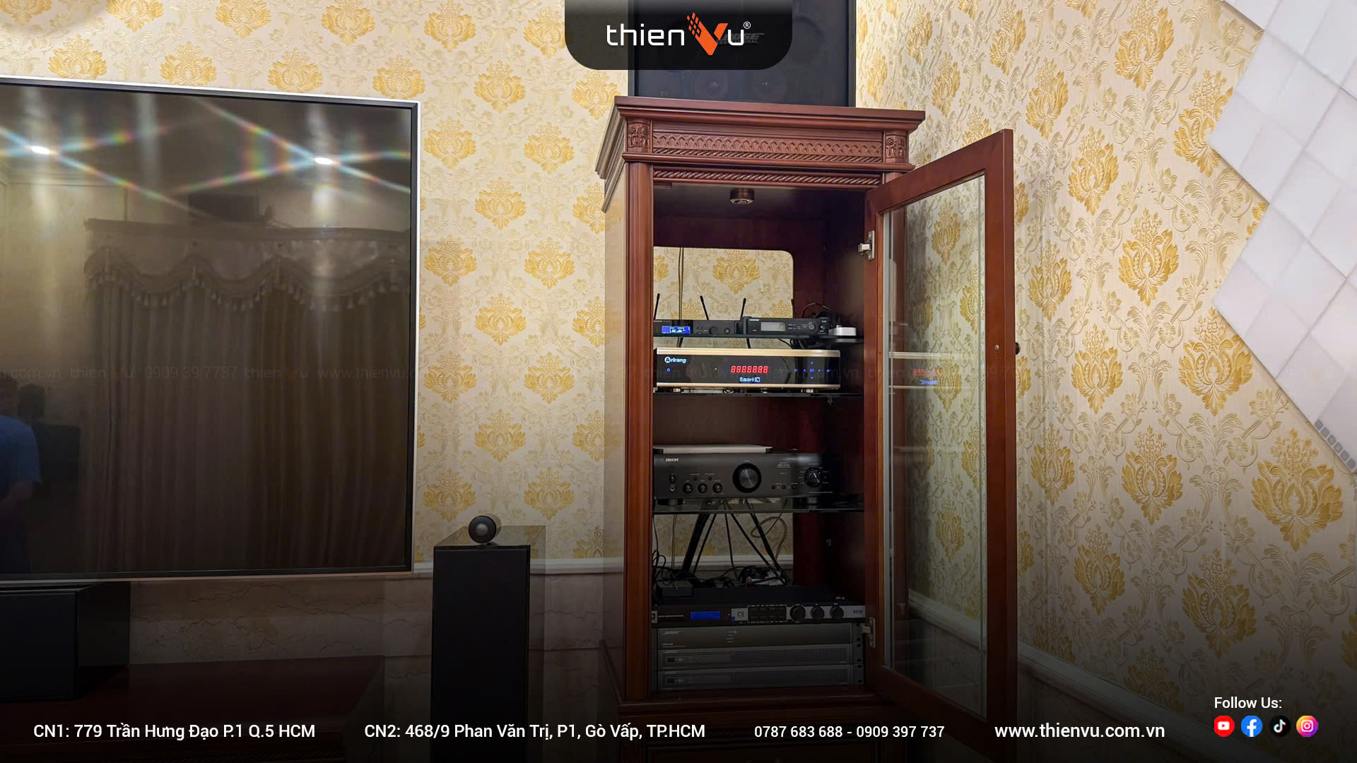 bo dan hat karaoke gia dinh bose 802 series v