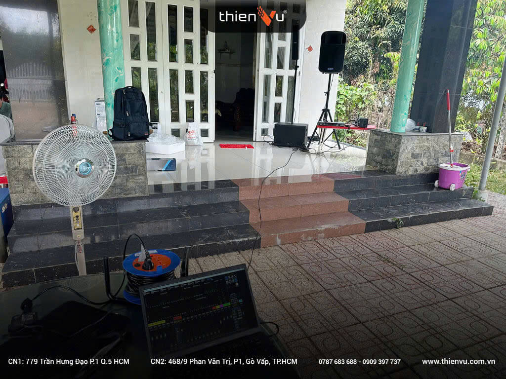 lap dat dan column fbt cs1000 ngoai troi