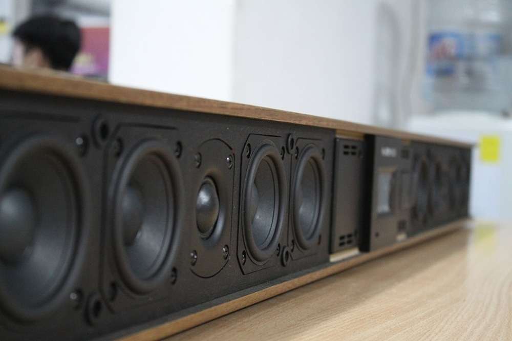 chi tiết loa soundbar party house 2.1 chính hãng