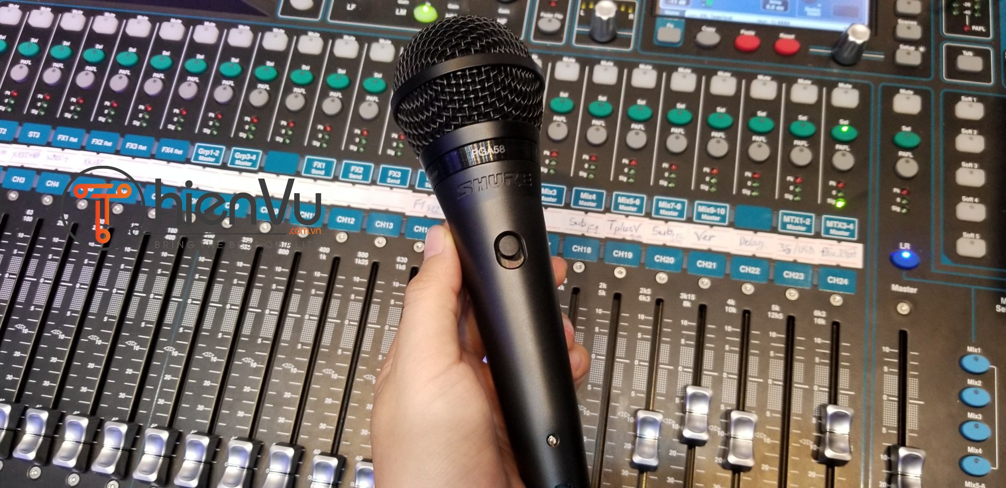 micro shure pga 58 chính hãng