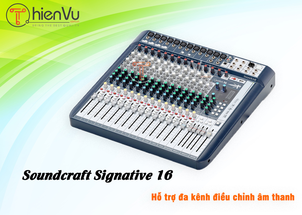 Mixer Soundcraft Signature 16 chính hãng