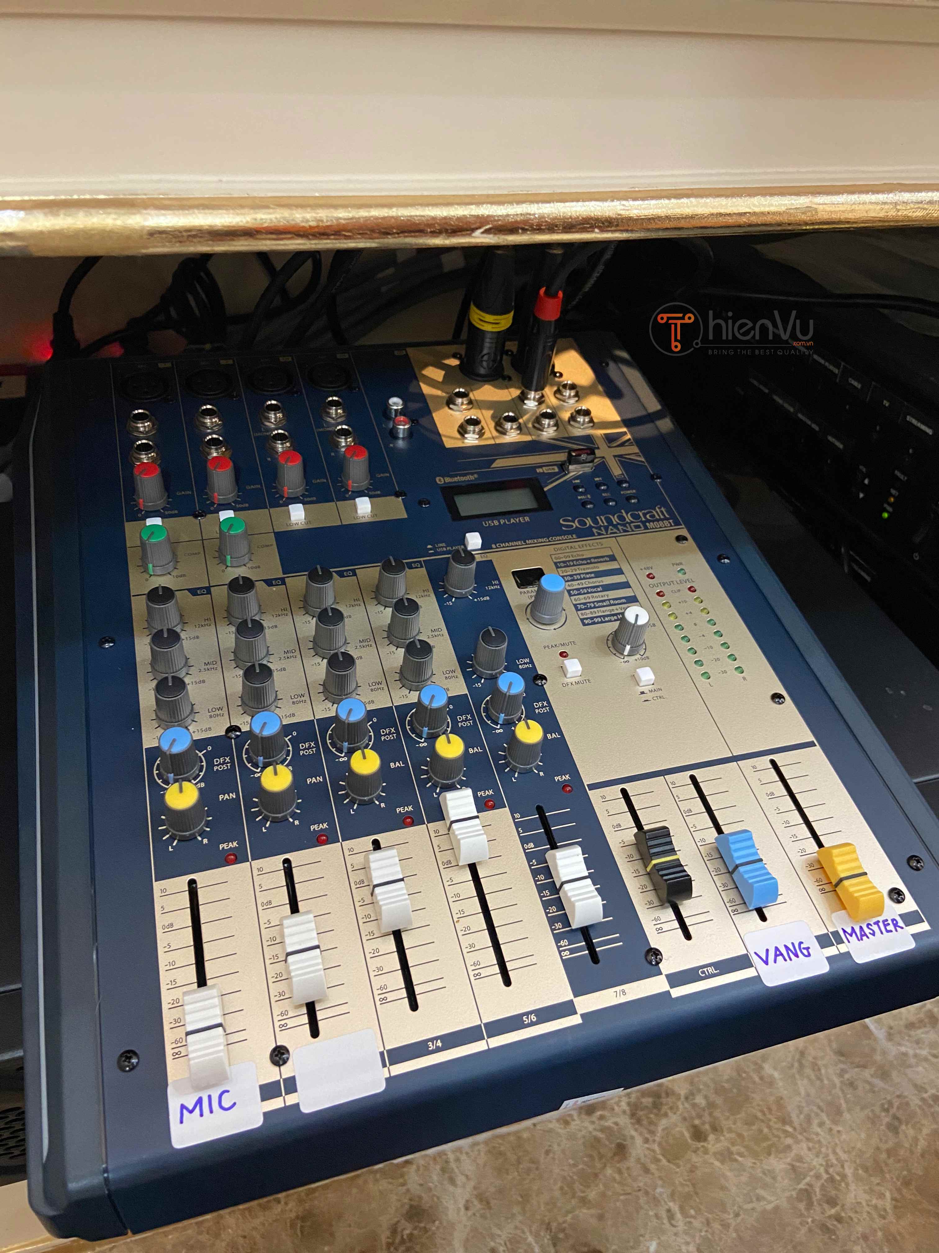 mixer soundcraft nano m08bt chinh hang hien dai 