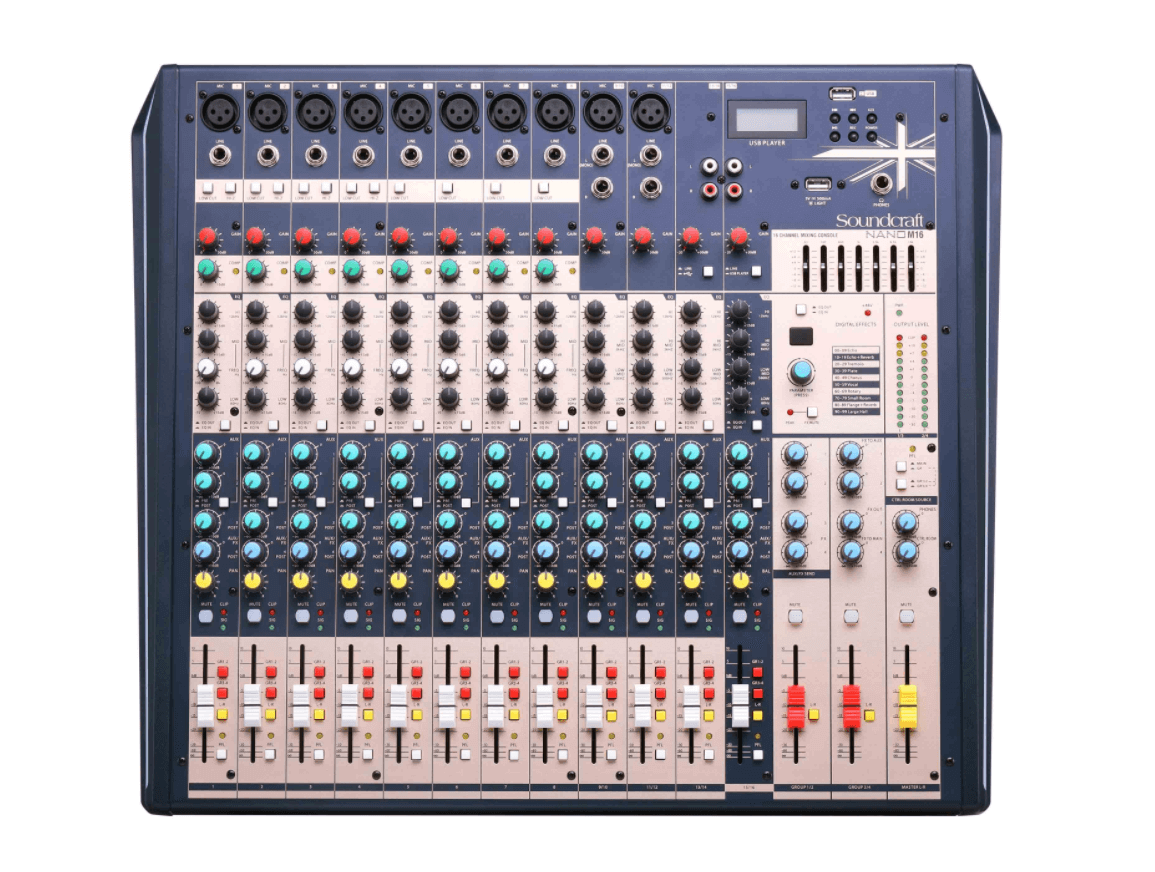 soundcraft nano m16