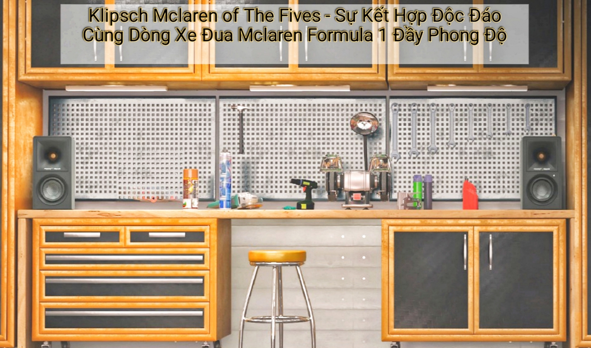 loa bookshelf Klipsch Mclaren of The Fives 