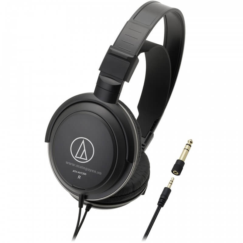 tai-nghe-co-day-audio-technica-ath-avc200-thiet-ke-don-gian