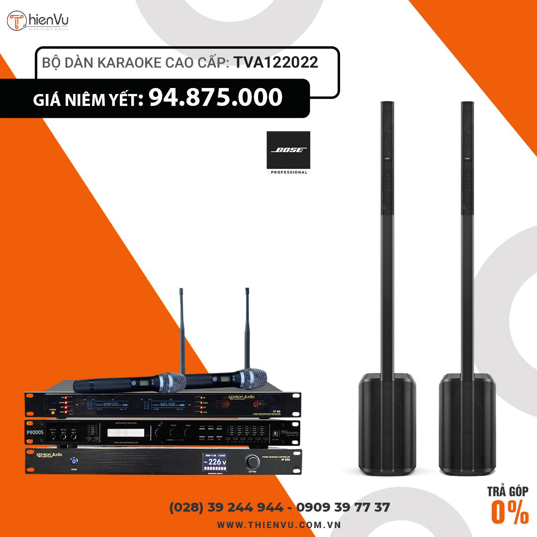 dàn karaoke gia đình nhập khẩu cao cấp TVA122022