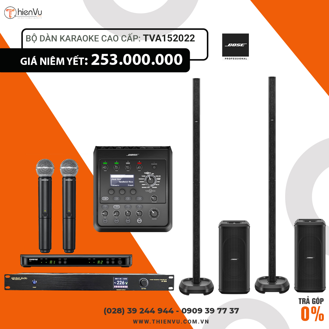 dàn karaoke gia đình cao cấp TVA152022