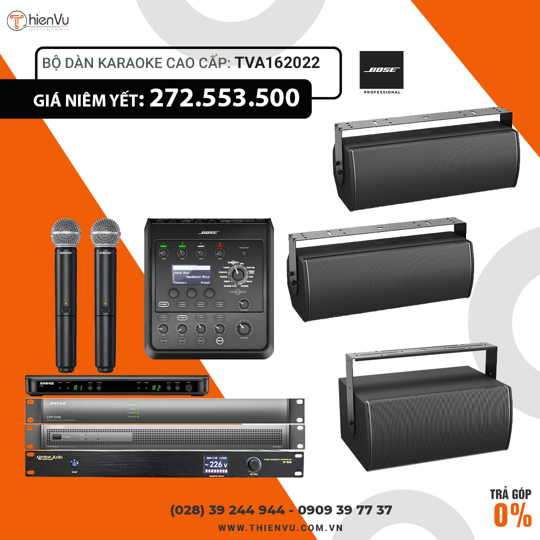 dàn karaoke gia đình cao cấp TVA162022