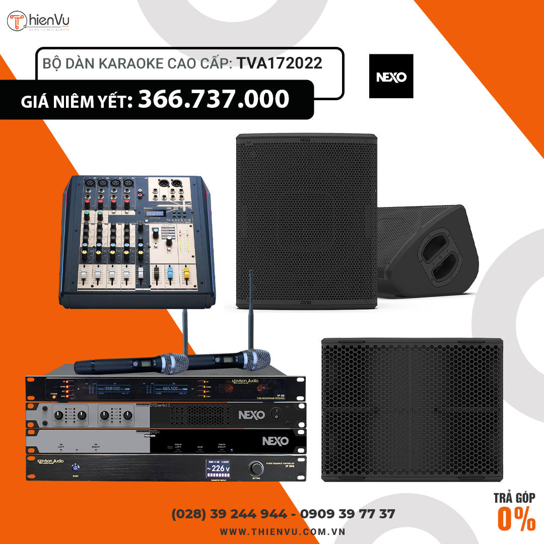 dàn karaoke gia đình cao cấp TVA172022