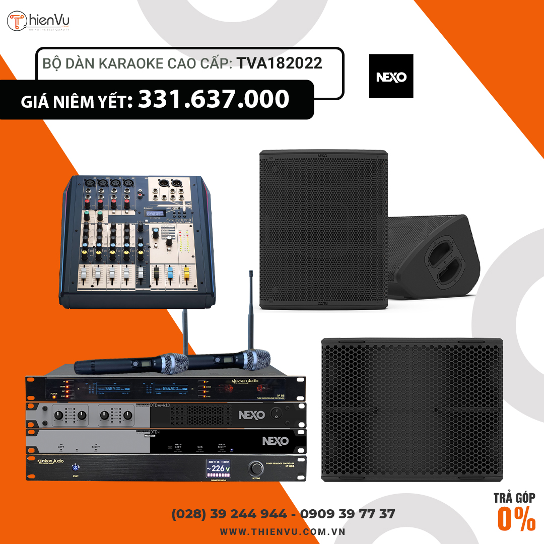 dàn karaoke gia đình cao cấp TVA182022