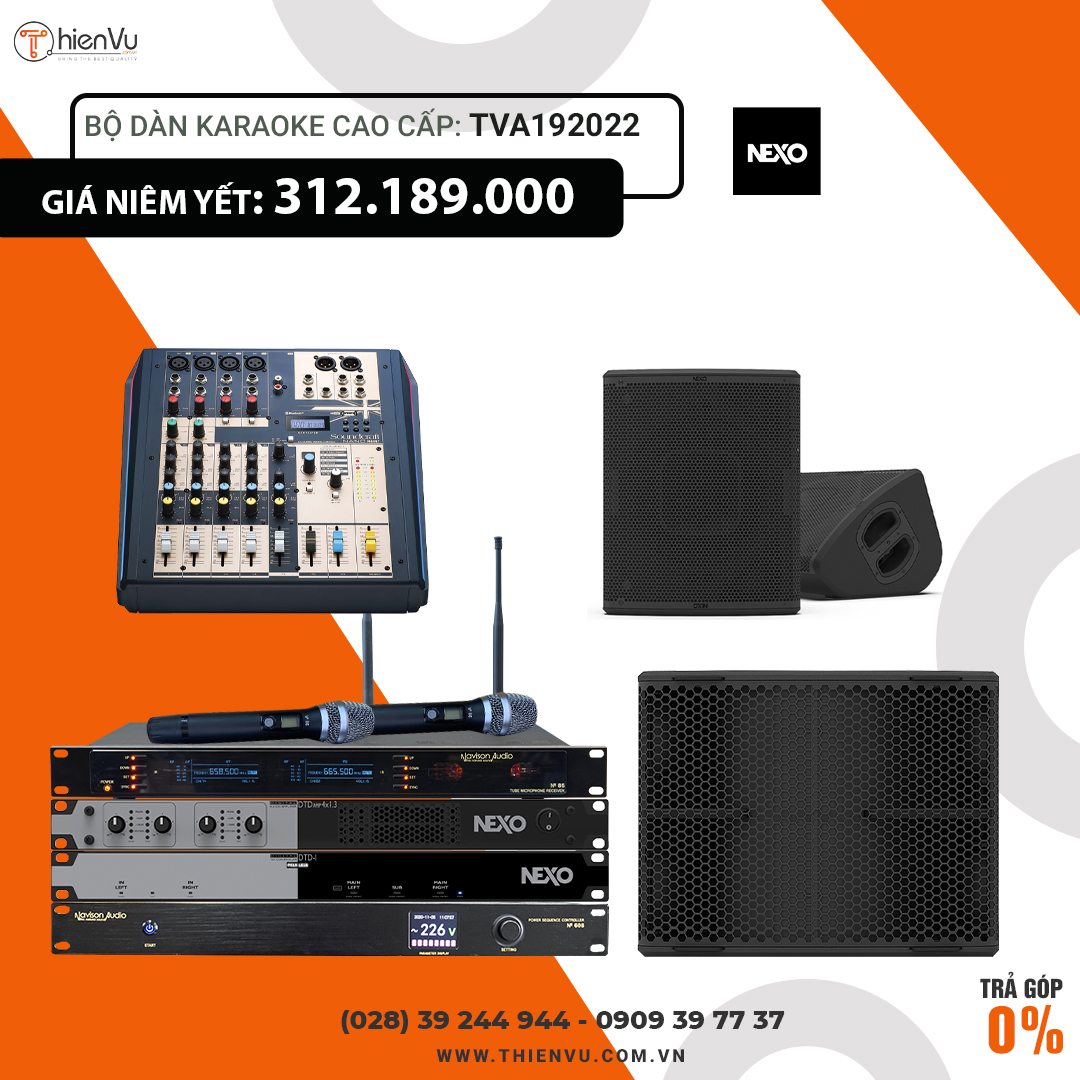 dàn karaoke gia đình cao cấp TVA192022