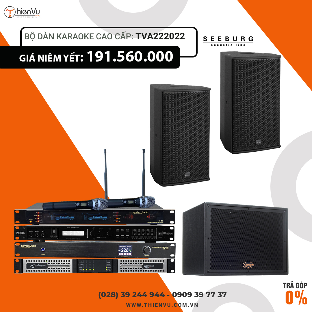 dàn karaoke gia đình cao cấp TVA222022