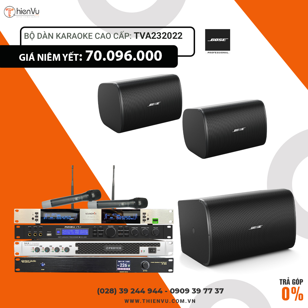 dàn karaoke gia đình cao cấp TVA232022