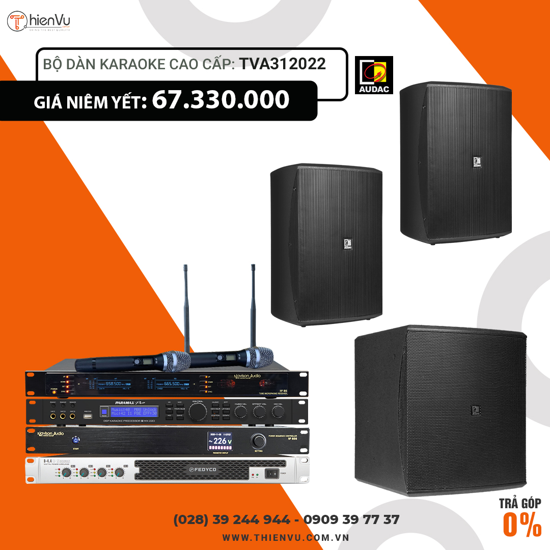 dàn karaoke gia đình cao cấp TVA312022