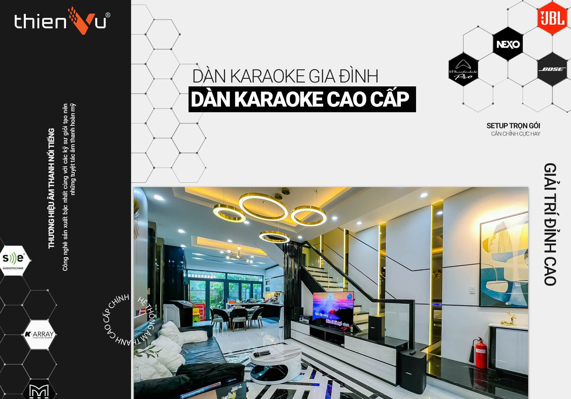 kinh doanh dan karaoke gia dinh cao cap chinh hang tai thien vu audio