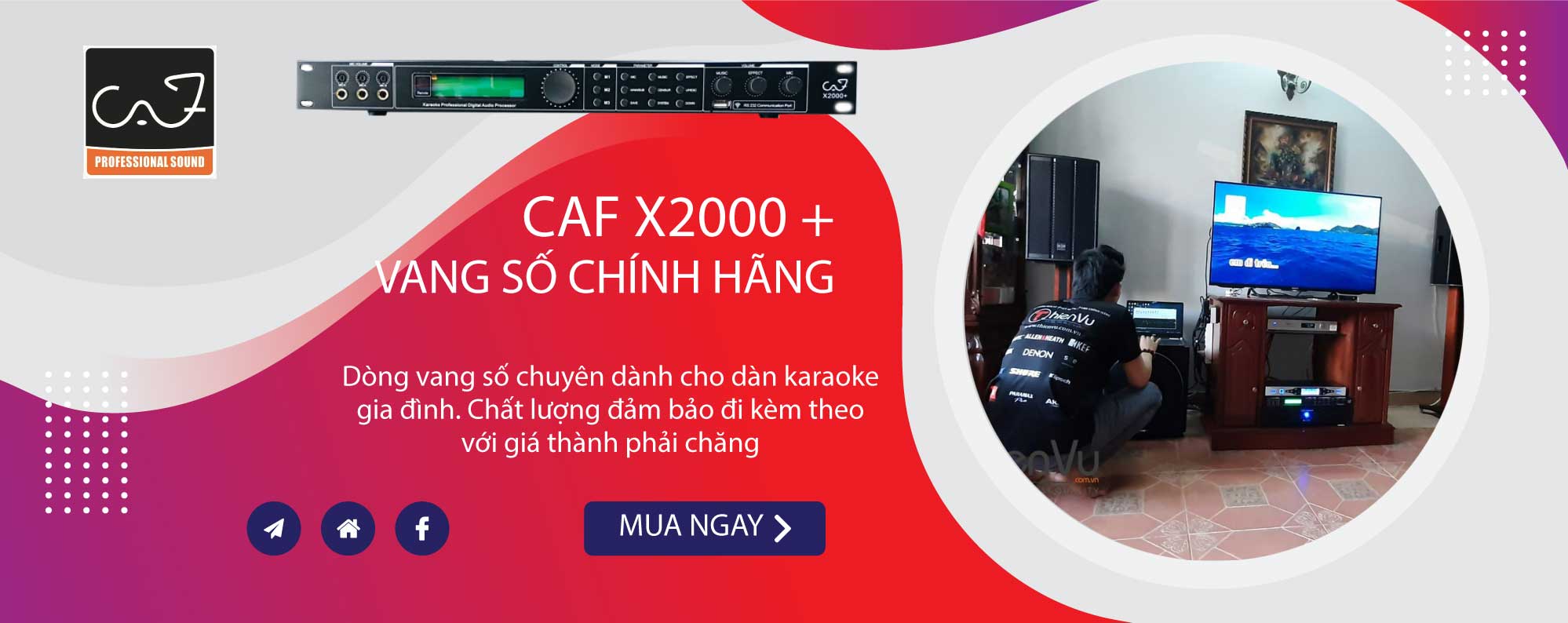 Vang số CAF X2000+ chính hãng